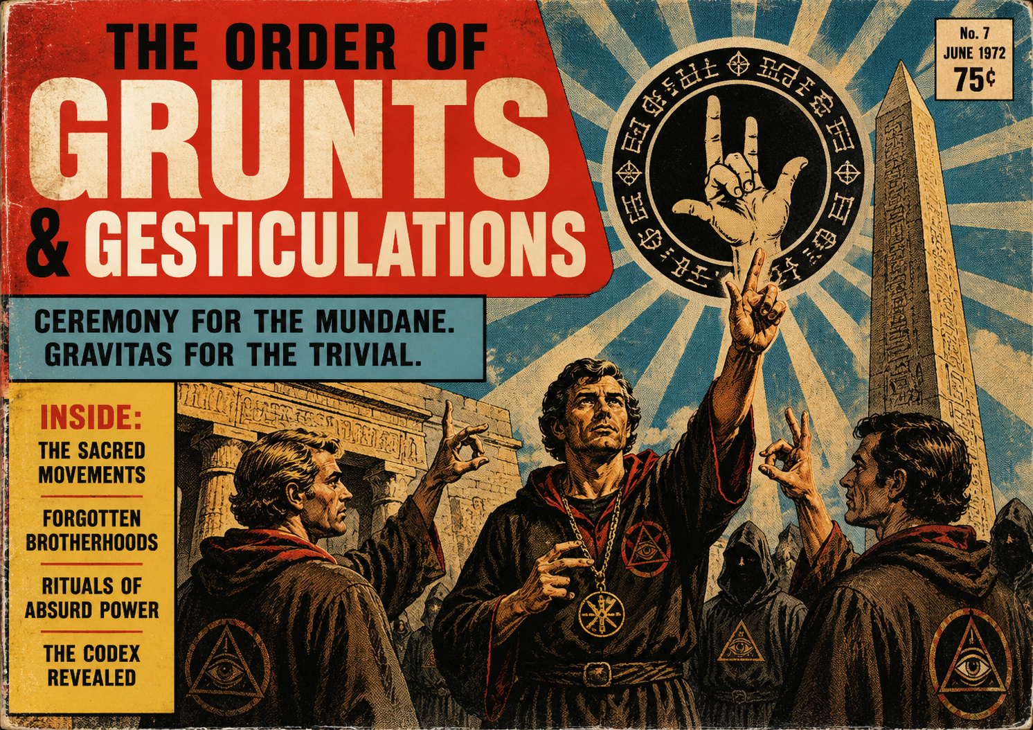 Order of Grunts and Gesticulations